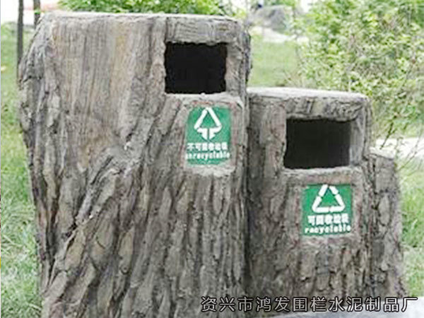 仿木垃圾桶