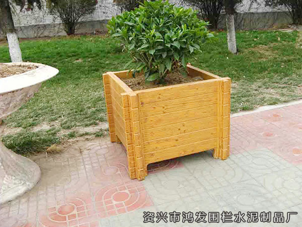 仿木花盆