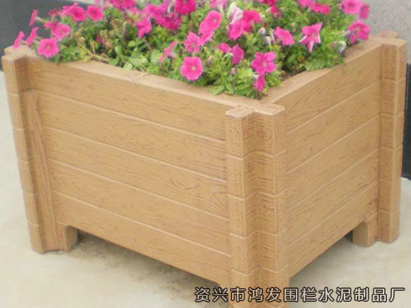 仿木花盆